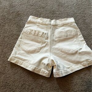 Madewell White Jean Shorts